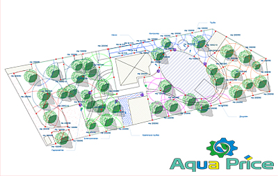 Проект автоматического полива в Глебовке, Киевская область