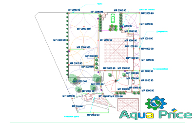 Проект системы автополива в c. Кожуховка, Киевская область