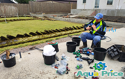 монтаж автоматического полива на участке