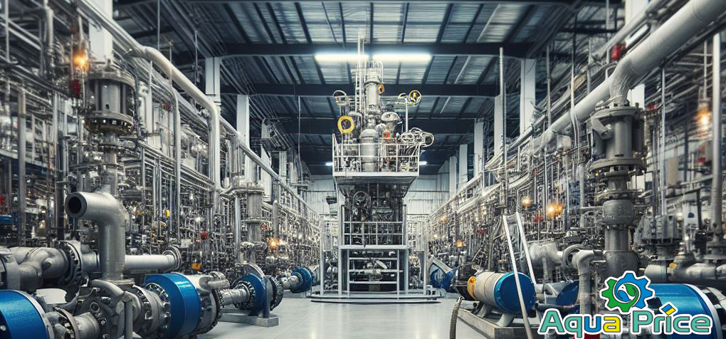 насосне обладнання в цеху