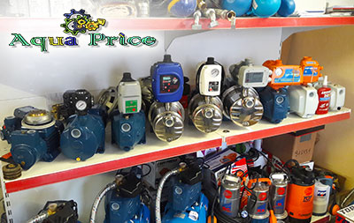 Обладнання для поливу на прилавку магазину Aqua Price