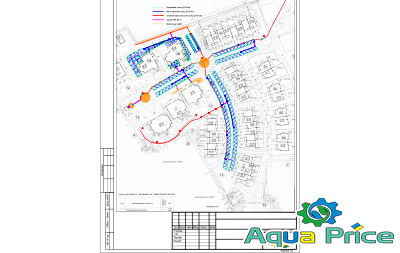 Проект системы автополива в котеджном городке с. Козын
