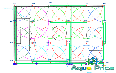 Проект системы полива на футбольном поле в Мелитополе