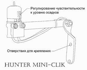 Схема подключения датчика дождя Mini-Clik